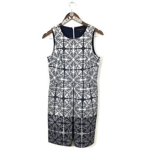 Cynthia Steffe Blue Embroidered Shift Dress